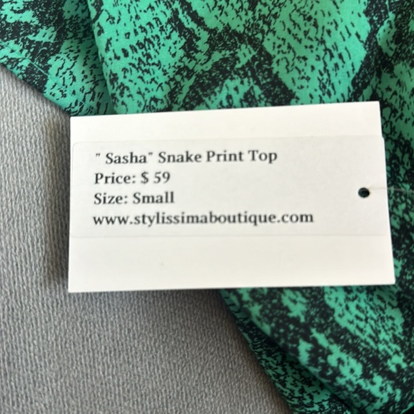 Sexy snake print top - Picture 4 of 4